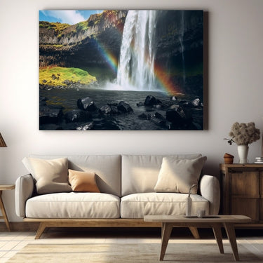 Tableau Cascade Arc-En-Ciel